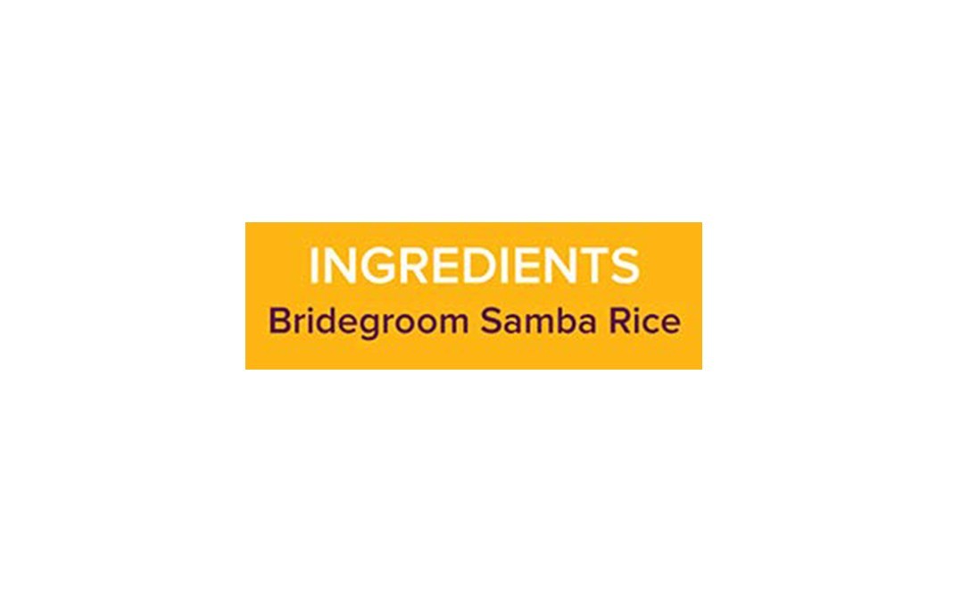 Bliss Tree Ancient Grains Bridegroom Samba Rice   Pack  300 grams